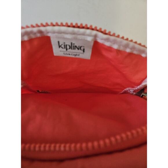 Kipling El Dorado MINI Crossbody Bag Purse Wallet 7 x 6 Nylon Coral - Picture 6 of 8